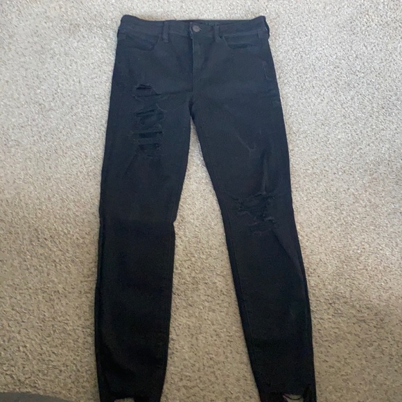 American Eagle Outfitters Denim - American Eagle black ripped jeans